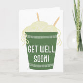 Cup Noodles Custom Get Well Soon Kaart (Voorkant)
