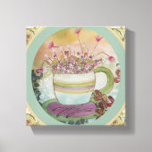 Cup of Flowers-2 Canvas (Voorkant)