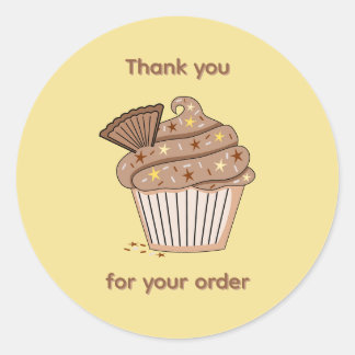 Cup taart dank u Sticker