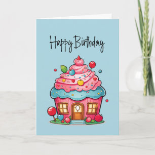 Cupacke Home Client Happy Birthday Kaart