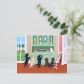 Cupboard Labrador-Puppies Briefkaart (Staand voorkant)