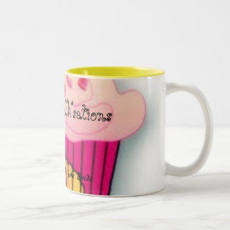 cupcake3, Sweet SeNsations, Lori Taft: Moeder ... Tweekleurige Koffiemok