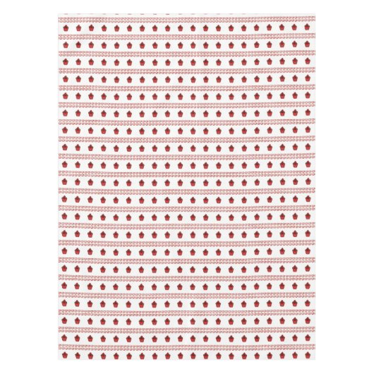 Cupcake à nappes de Saint-Valentin (Devant)