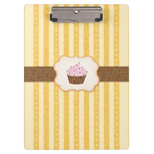 Cupcake Achtergrond Klembord (Voorkant)