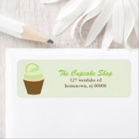 Cupcake-Adresetiketten