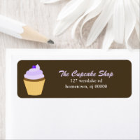 Cupcake-Adresetiketten