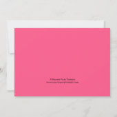 Cupcake Age Bougie Fille Anniversaire Invitation (Dos)