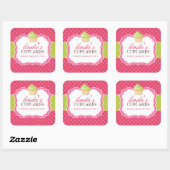 Cupcake and Dessert - Stickers Emballage (Feuille)