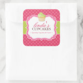 Cupcake and Dessert - Stickers Emballage (Sac)