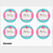 Cupcake and Dessert - Stickers Emballage (Feuille)
