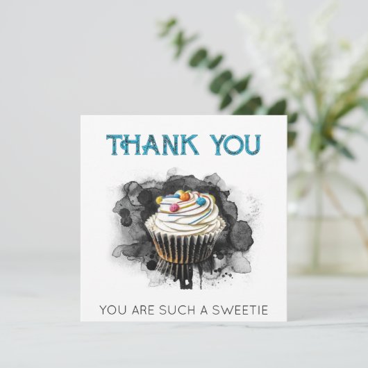 *~ CupCake AP99 Cup MERCI de gâteau (Debout devant)