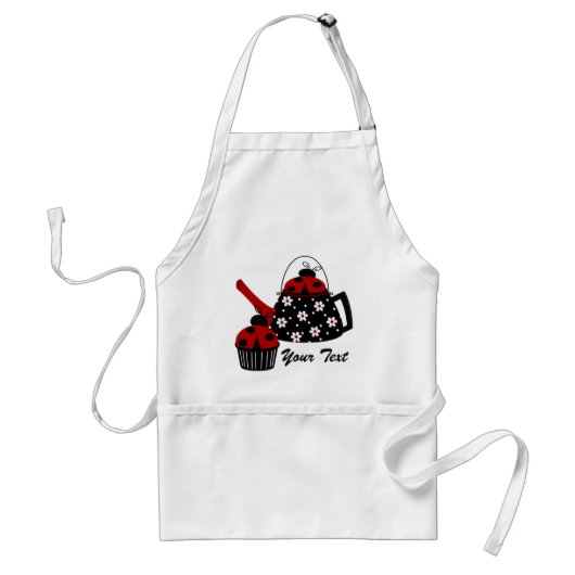 Cupcake Apron personaliseren Standaard Schort (Voorkant)