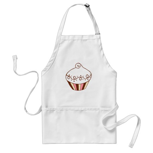 Cupcake Apron Standaard Schort (Voorkant)