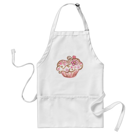 Cupcake Apron Standaard Schort (Voorkant)