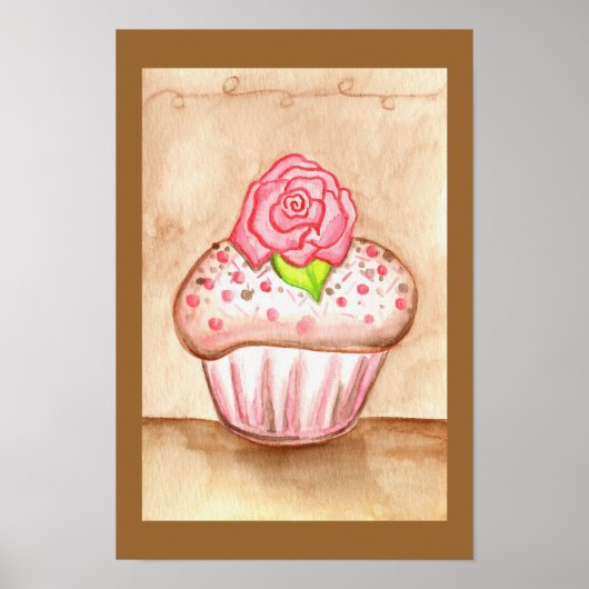 Cupcake Art Poster (Voorkant)