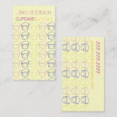 Cupcake Artist Visitekaartje (Voorkant / Achterkant)