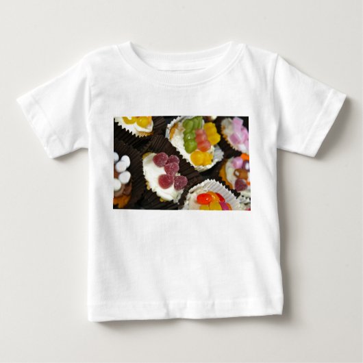 Cupcake assortment Baby Teeshirt (Voorkant)