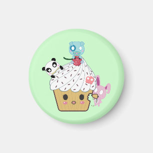 Cupcake Attack! (>_<) Magneet