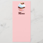 Cupcake au chocolat avec menu Pansy (Devant)