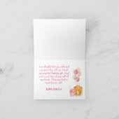 Cupcake au gâteau point jaune rose Merci (Intérieur)