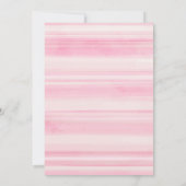 Cupcake aux fraises 1er anniversaire Invitation -  (Dos)