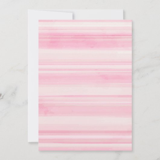 Cupcake aux fraises 1er anniversaire Invitation -  (Dos)