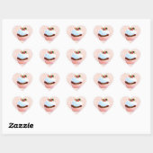 Cupcake avec Stickers Design Art Pansy (Feuille)