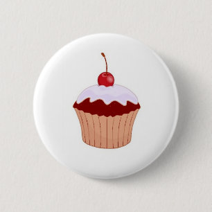 Cupcake Badge Ronde Button 5,7 Cm