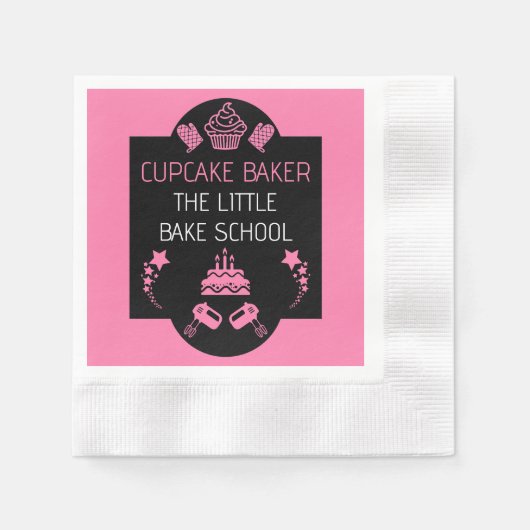 Cupcake bakcursus servet (Voorkant)