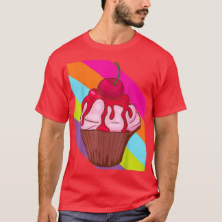 Cupcake Bake Bakery Baker Cake Food Delicious Swee T-shirt