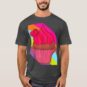 Cupcake Bake Bakery Baker Cake Food Delicious Swee T-shirt