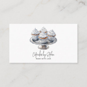 Cupcake Baker Bakery Chef Catering Visitekaartje