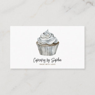 Cupcake Baker Bakery Chef Catering Visitekaartje