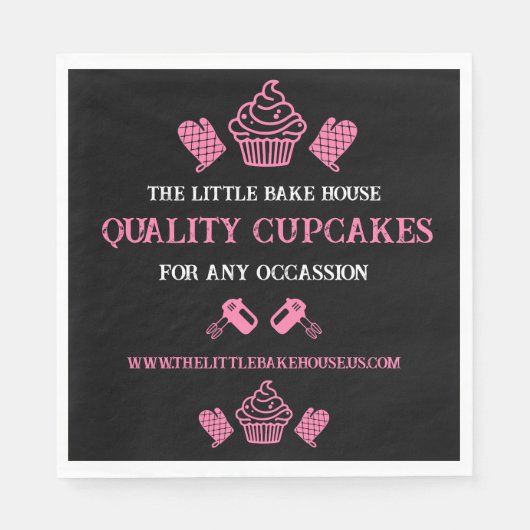 Cupcake Baker Servet (Voorkant)