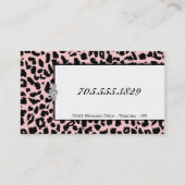 Cupcake Bakery Black Roze Visitekaartje (Achterkant)