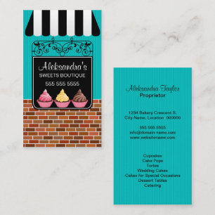 Cupcake Bakery Boutique Visitekaartje