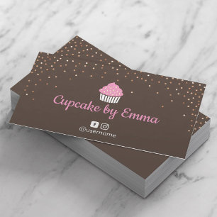 Cupcake Bakery Chocolade Sweet Social Media Visitekaartje