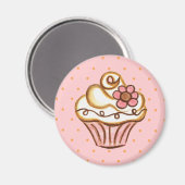Cupcake Bakery Cuisine Magnet Cadeau (Recto/Verso)