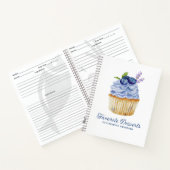 Cupcake Bakery Dessert Recette Carnet livre de cui (Intérieur)