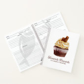 Cupcake Bakery Dessert Recette Carnet livre de cui (Intérieur)