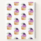 Cupcake Bakery Dessert Recette Carnet livre de cui (Dos)