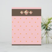 Cupcake Bakery Letterhead (Staand voorkant)
