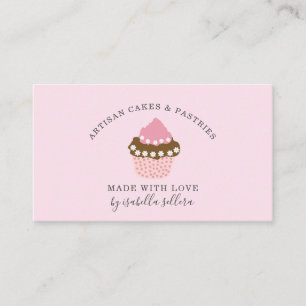 Cupcake Bakery Pâtisserie Chef Carte de visite