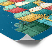 Cupcake Baking Baker Christmas Tree Xmas  Poster (Hoek)