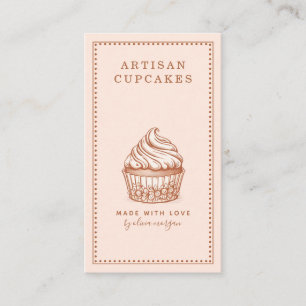 Cupcake Bakker Bakkerij Banketbakker Visitekaartje