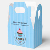 Cupcake bakkerij bedankdoosjes (Geopend)