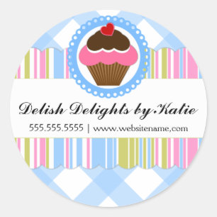 Cupcake Bakkerij Stickers