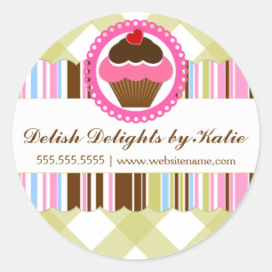 Cupcake Bakkerij Stickers