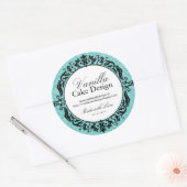 Cupcake Bakkerij Verpakking Stickers (Envelop)