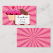 Cupcake, Bakkerij Visitekaartje (Voorkant / Achterkant)